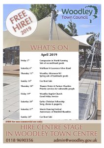 Centre Stage Woodley April 2019