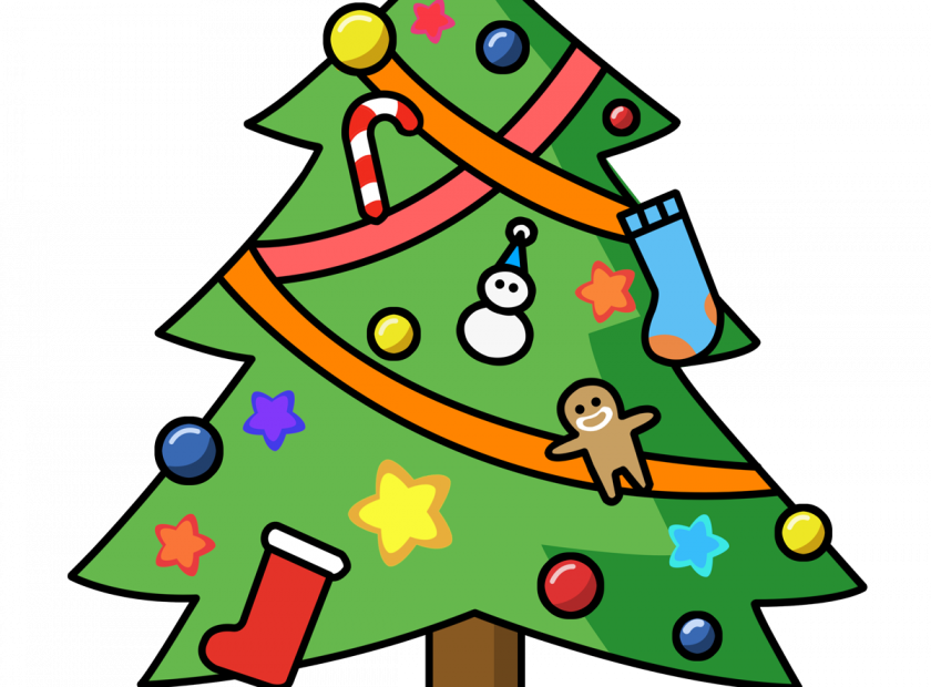 Cartoon Christmas tree