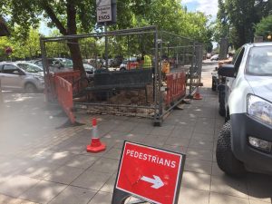 Woodley public toilet installation