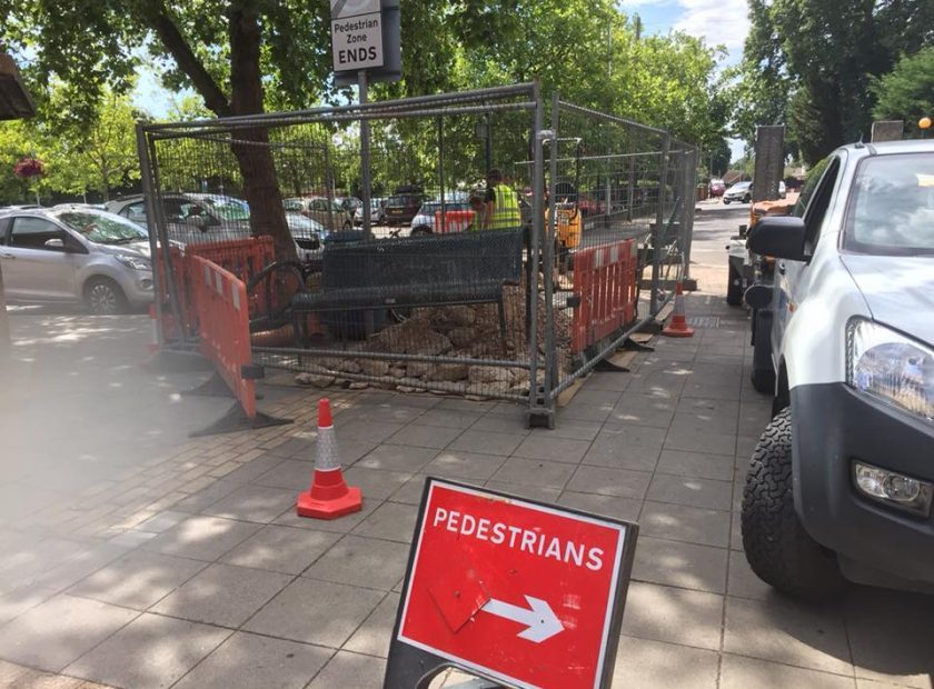 Woodley public toilet installation