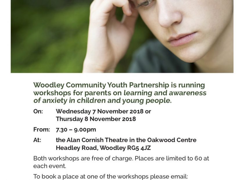 Woodley anxiety workshops