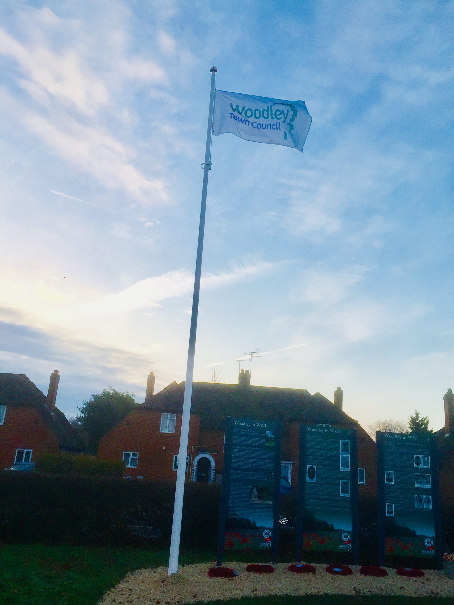 Woodley town council flag