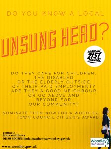 Woodley town council citizen awards