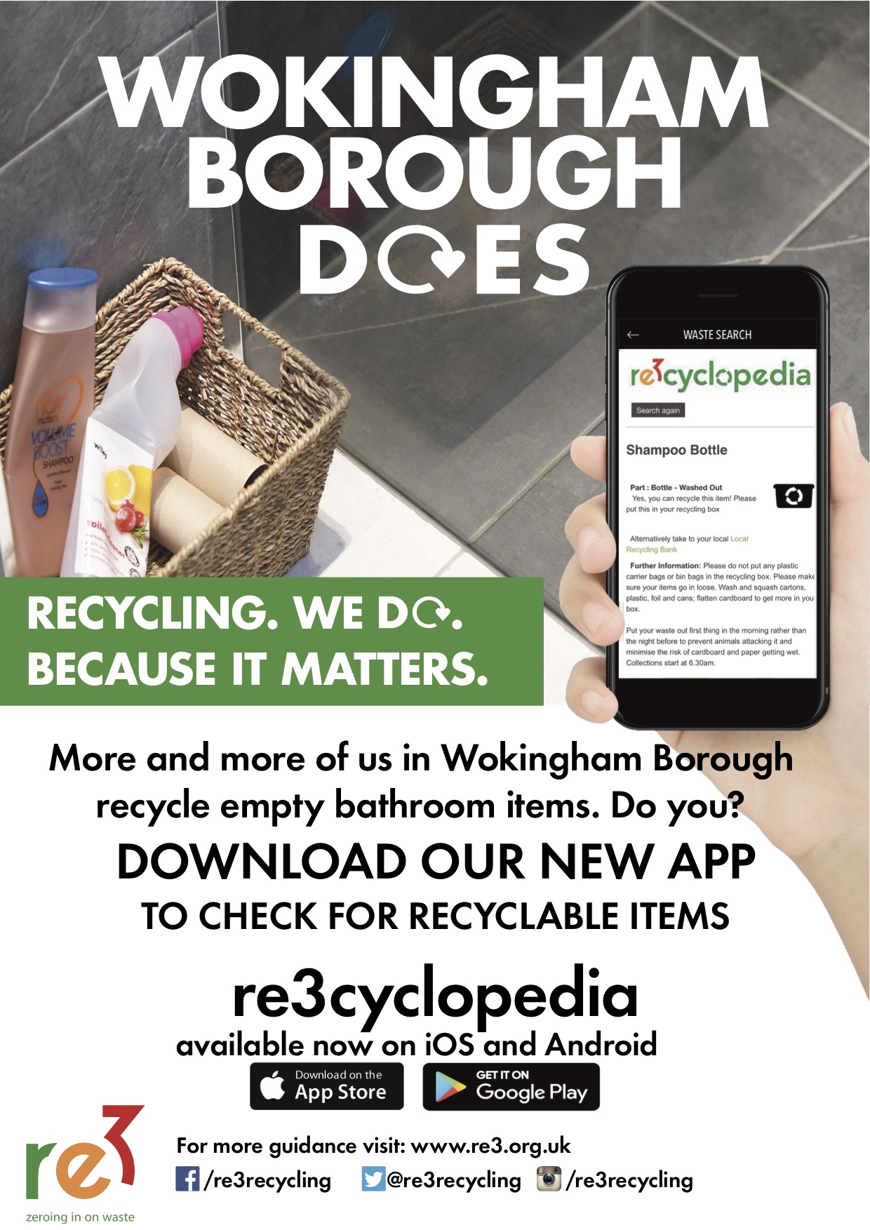 recycling app Woodley