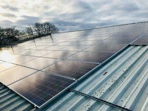 Woodley Town Council solar panels Woodford Park Leisure Centre