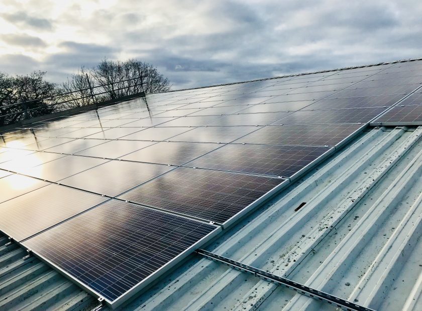 Woodley Town Council solar panels Woodford Park Leisure Centre