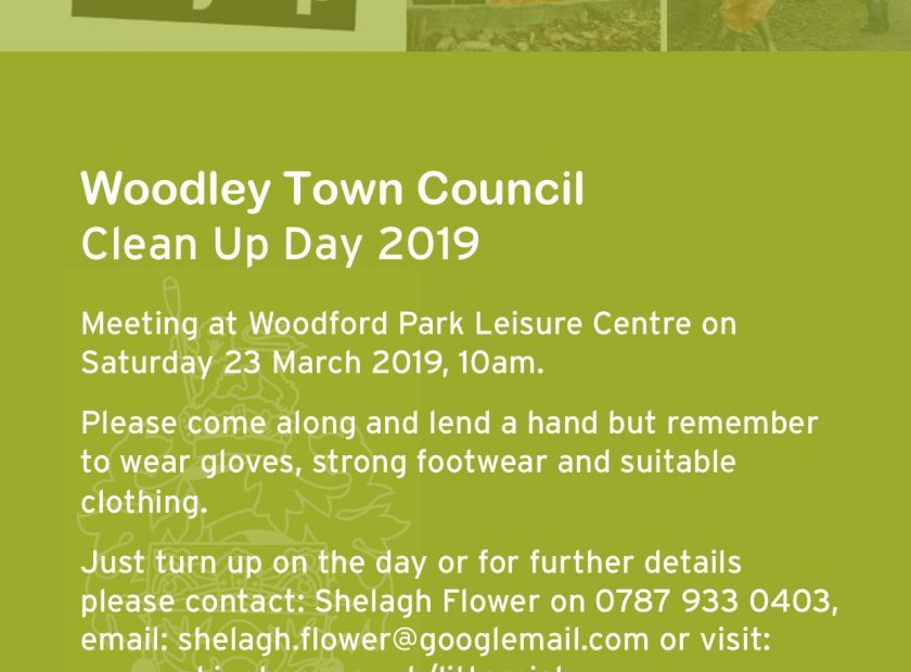 Woodley big tidy up
