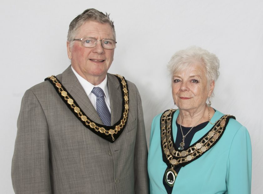 Woodley Town Mayor and deputy mayor