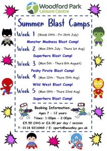 WPLC summer blast camps