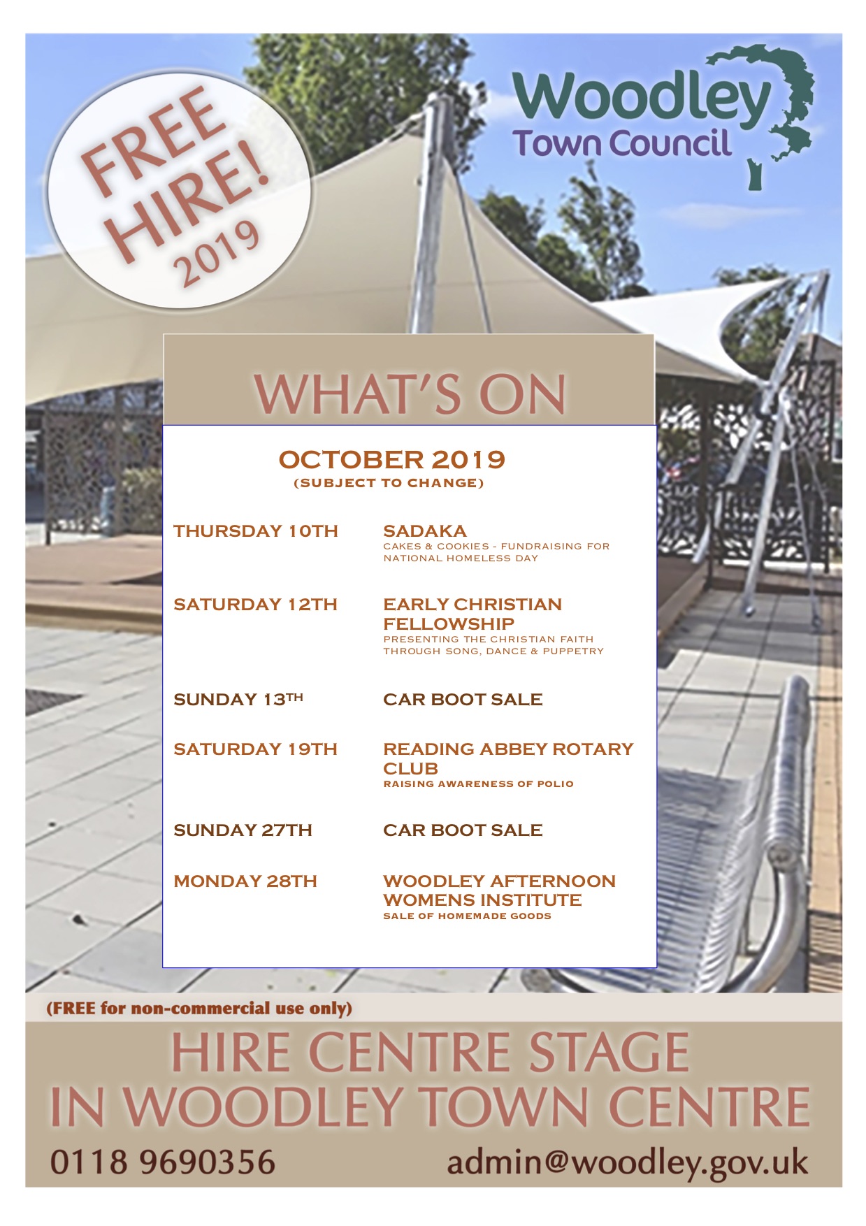 centre stage woodley 0ctober