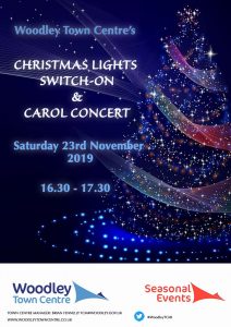 Woodley town centre Christmas lights
