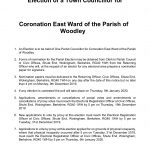 notice of election Woodley