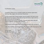 Christmas message Woodley town mayor Kay Gilder