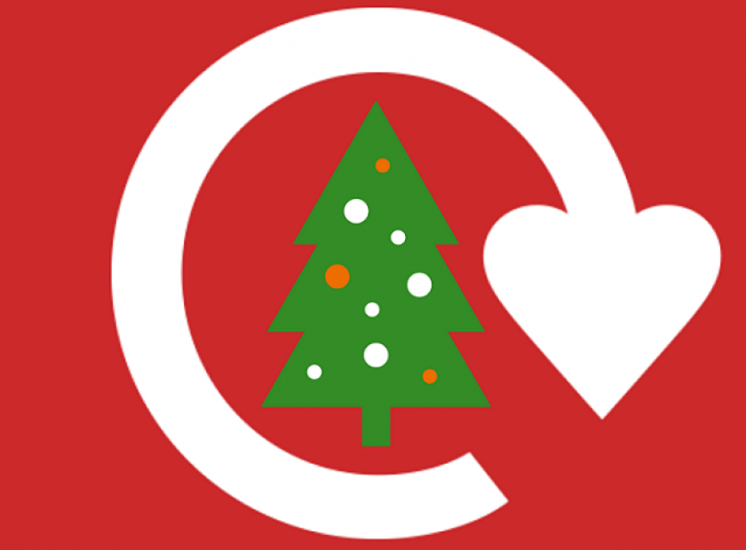 re3 recycling Christmas