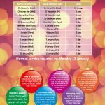 Festive waste and recycling dates 2019