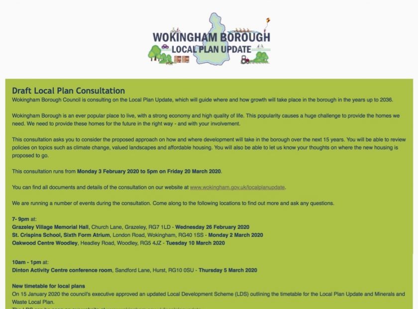 local plan update wbc feb 20