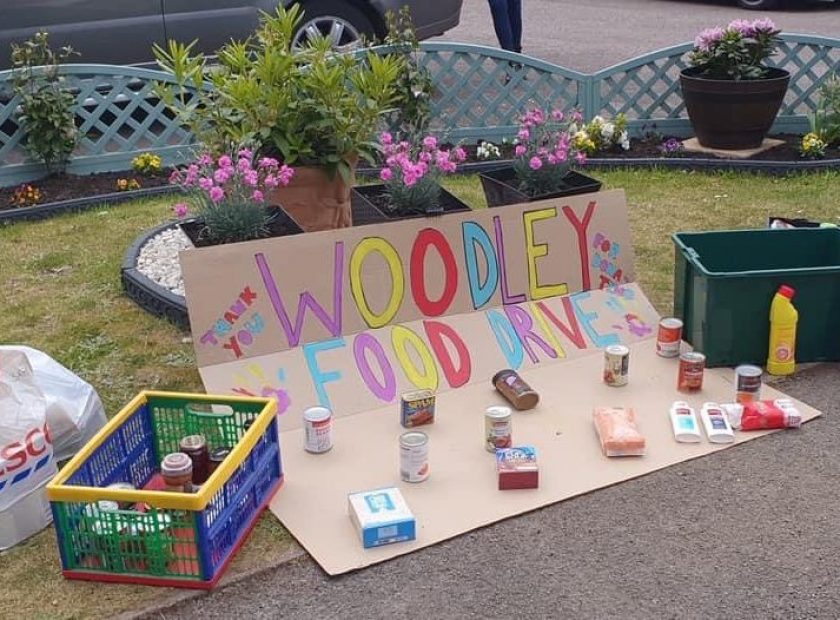Woodley food bank covid 19