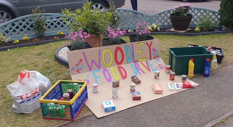 Woodley food bank covid 19