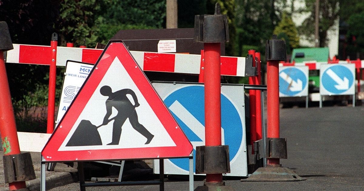roadworks in woodley