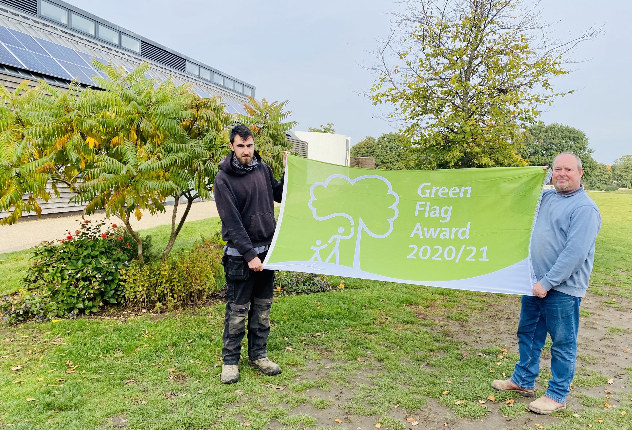 Green Flag award Woodley 2020