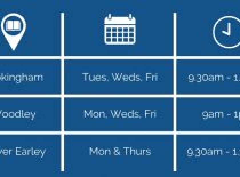 Woodley library December 2020