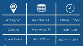 Woodley library December 2020