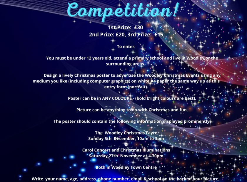 Woodley Town Centre Christmas poster competition