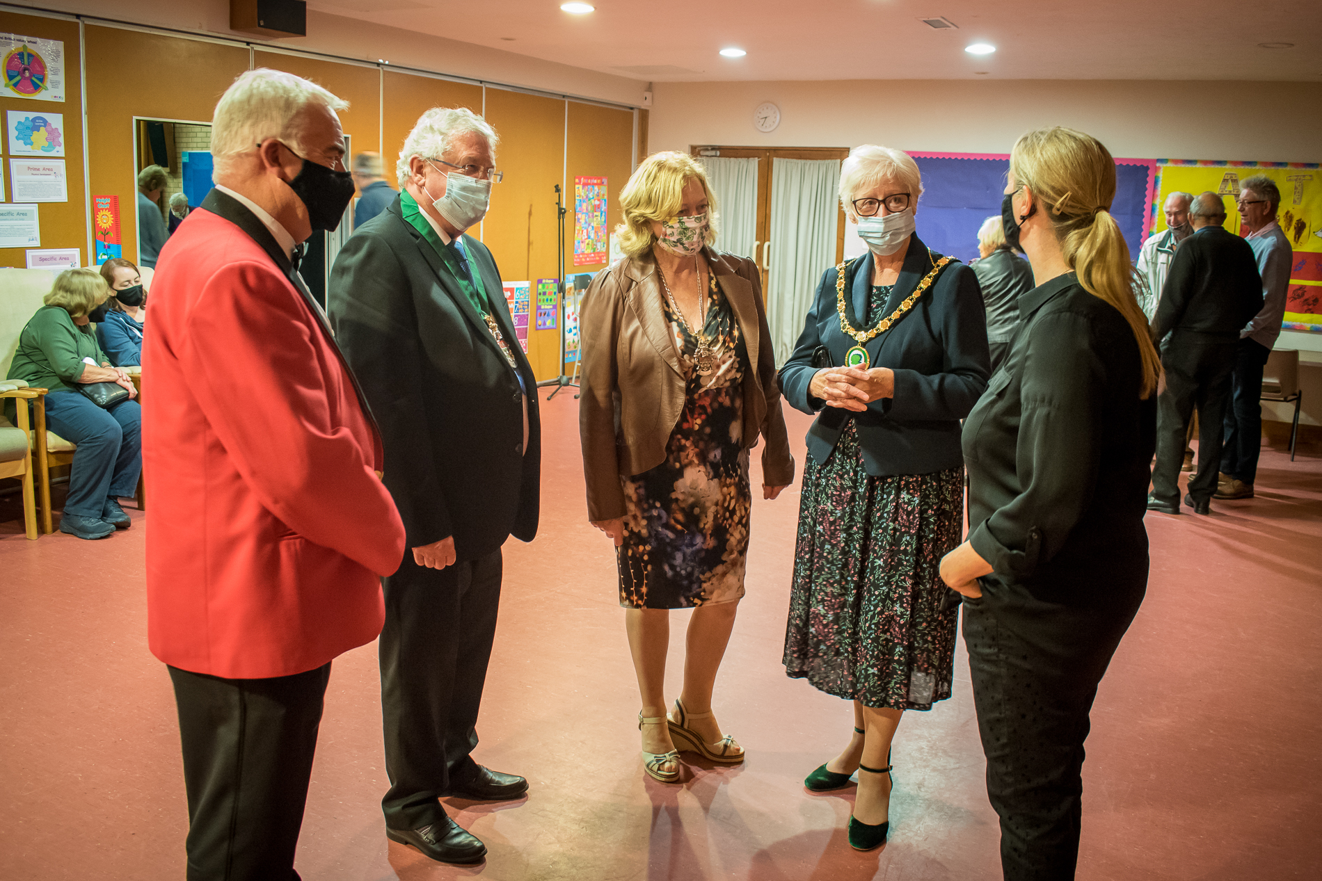 Woodley Town Mayor at concert