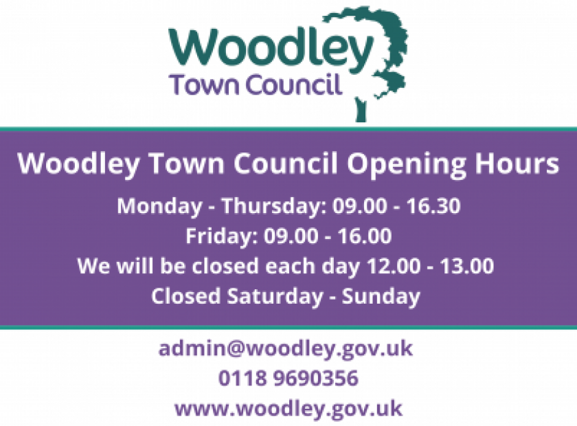 Woodley Town Council Opening Hours