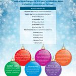 christmas rubbish and recycling collections