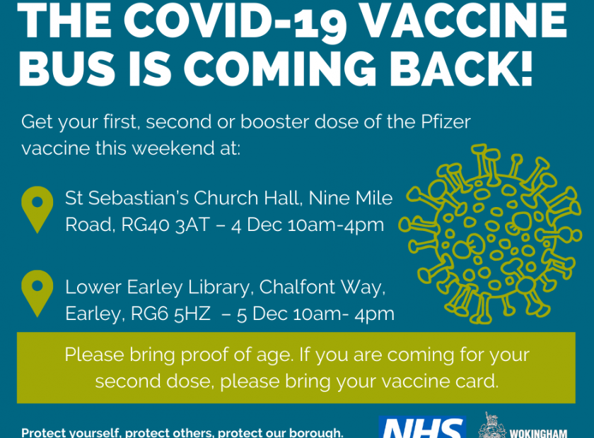 covid bus wokingham 4 5 December 21