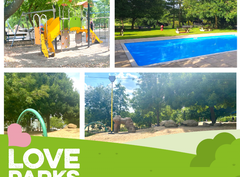 Woodford Park paddling pool and play area