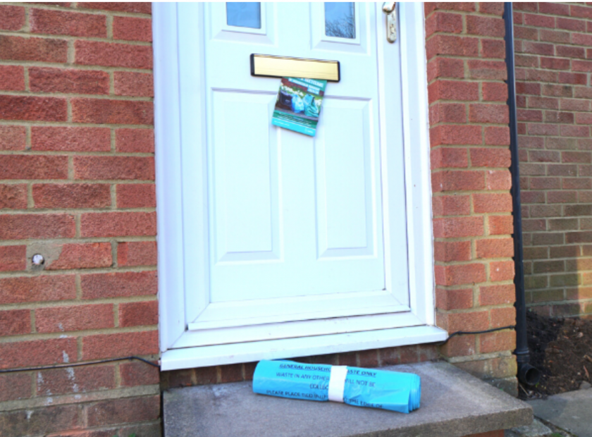 blue bin bag deliveries Wokingham Borough Council