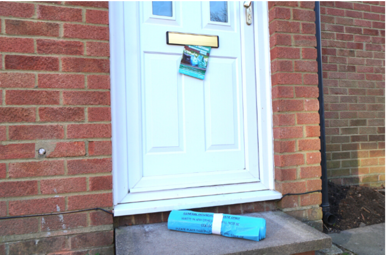 blue bin bag deliveries Wokingham Borough Council