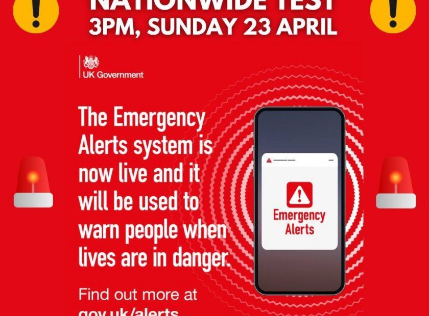 UK government national alert service