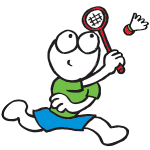 Badminton Cartoon
