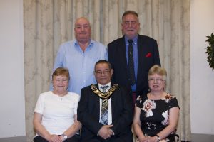 Citizen's Awards 2019 winners with the Town Mayor, Councillor Sam Rahmouni
