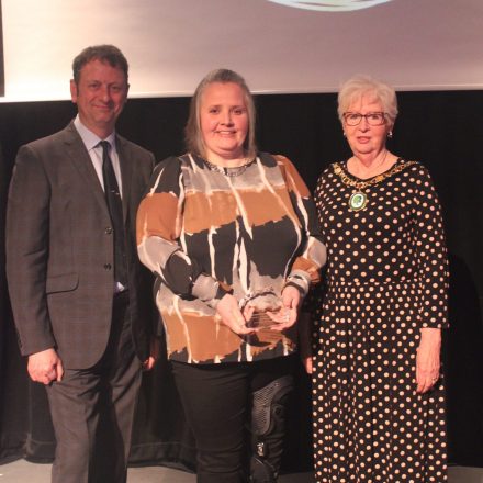 Carolyn Wildman won Volunteer of the Year for her commitment & tireless dedication to Share Woodley