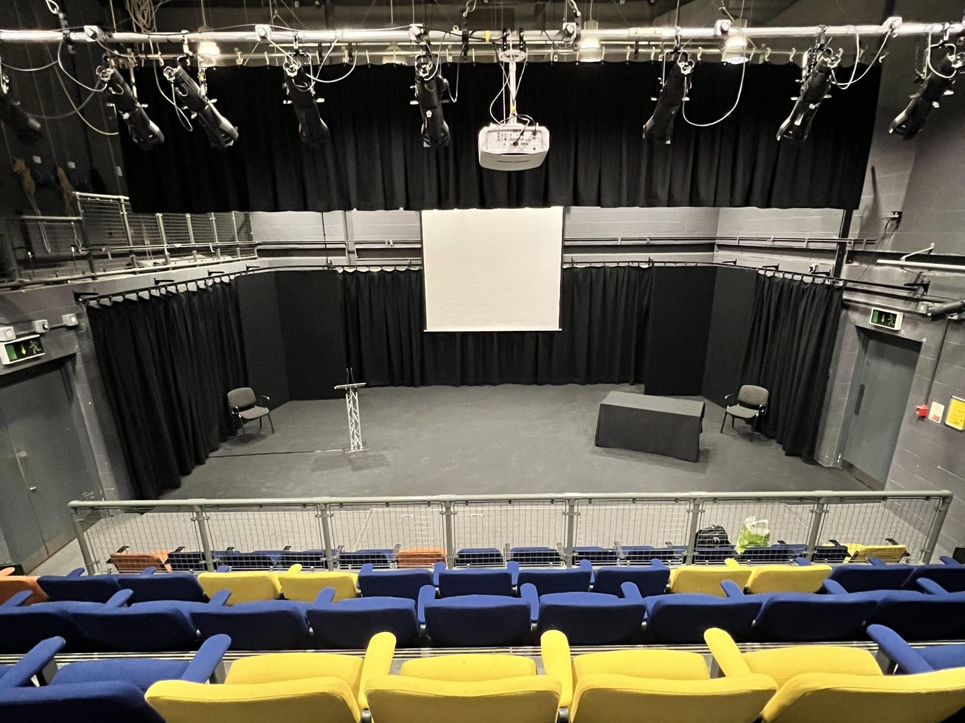 The Alan Cornish Theatre at the Oakwood Centre set up for the Council's Community Heroes Awards