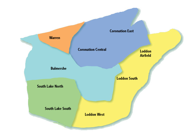 Woodley Town Council wards picture