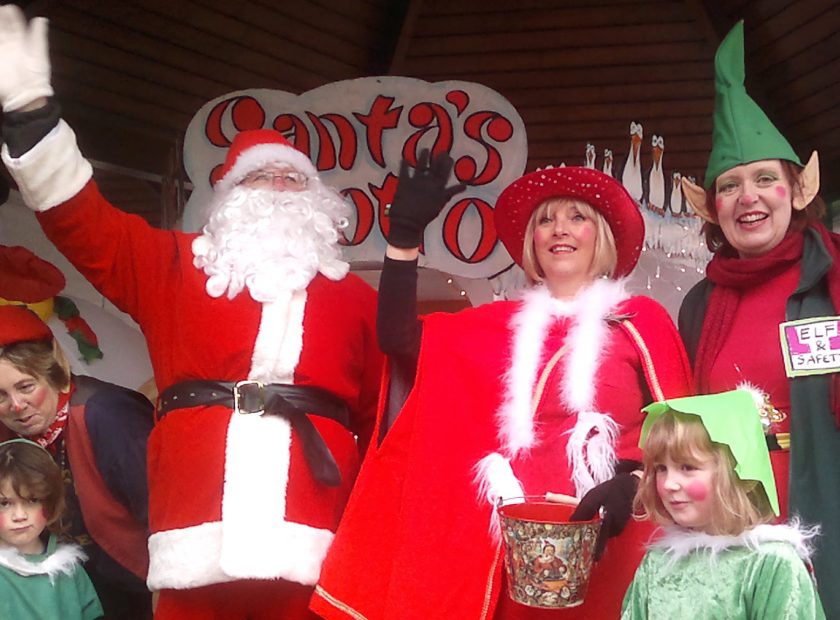 Christmas celebration in Woodley Town Centre