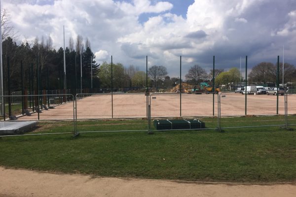 Town Council 3G pitch under construction