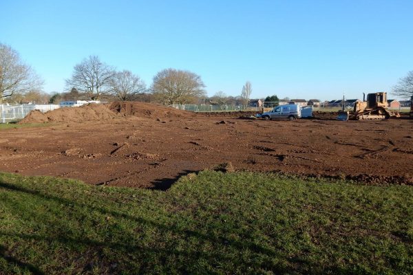 Town Council 3G pitch under construction
