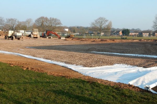 Town Council 3G pitch under construction