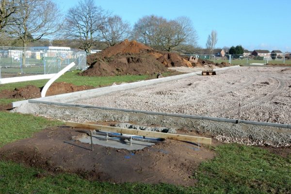 Town Council 3G pitch under construction