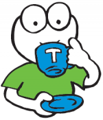 Drinking tea cartoon