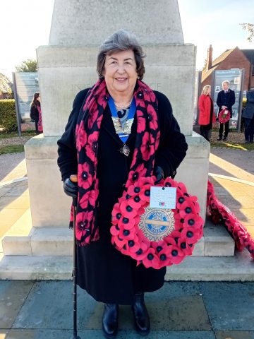 Inner Wheel wreath laying - November 2023