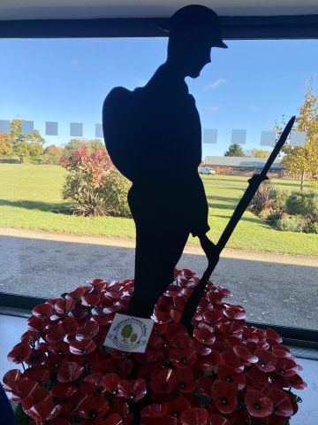 Armistice Day 2023 - Soldier silhouette cut out