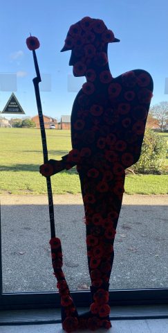 Armistice Day 2023 - Soldier silhouette cut out